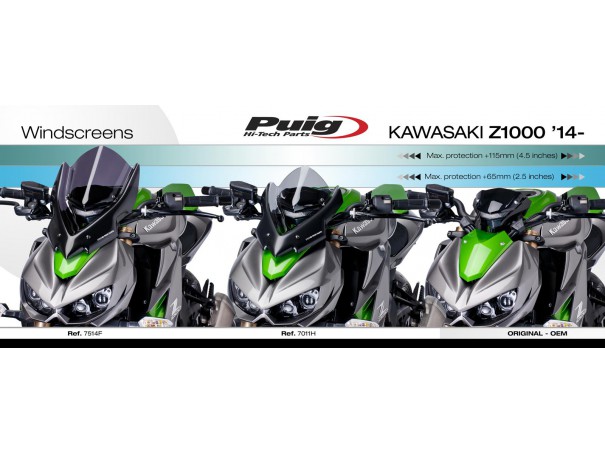 Owiewka PUIG do Kawasaki Z1000 / R 14-20 (Sport) | PUIG.pl