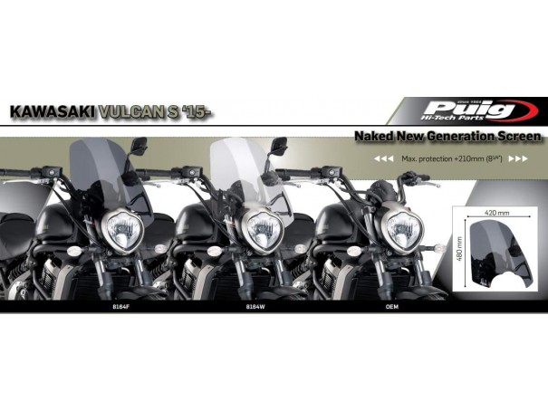 Owiewka PUIG do Kawasaki Vulcan S / Cafe 15-25 (Touring) | PUIG.pl