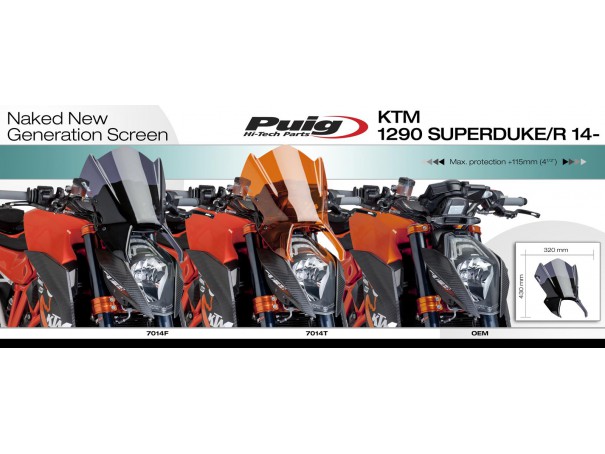 Owiewka PUIG do KTM Superduke R 1290 14-16 | PUIG.pl