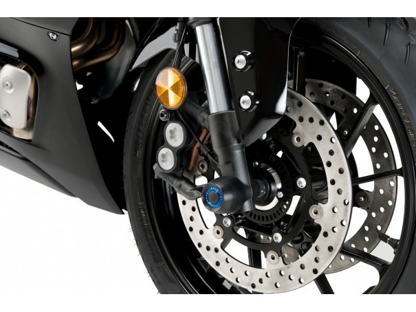 Protektory osi koła PUIG do Yamaha MT-09 / MT-09 Tracer / XSR900 / R7 (przód) | PUIG.pl