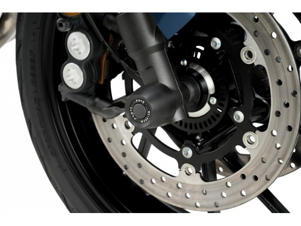 Protektory osi koła PUIG do Yamaha MT-09 / MT-09 Tracer / XSR900 / R7 (przód) | PUIG.pl