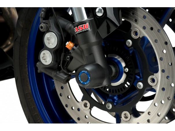 Protektory osi koła PUIG do Yamaha MT-09 / MT-09 Tracer / XSR900 / R7 (przód) | PUIG.pl