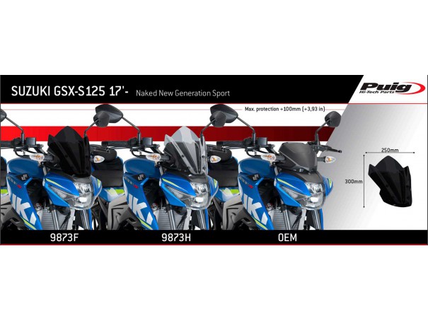 Owiewka PUIG do Suzuki GSX-S125 17-21 | PUIG.pl