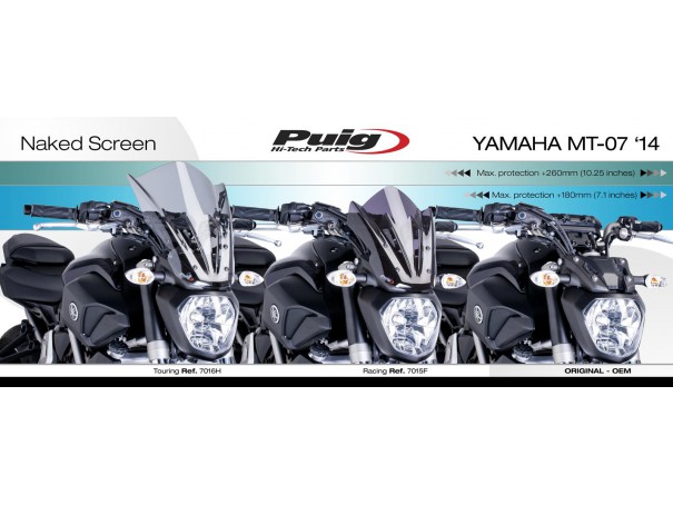 Owiewka PUIG do Yamaha MT-07 14-17 (Touring) | PUIG.pl