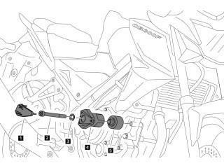 Crash pady PUIG do Honda...