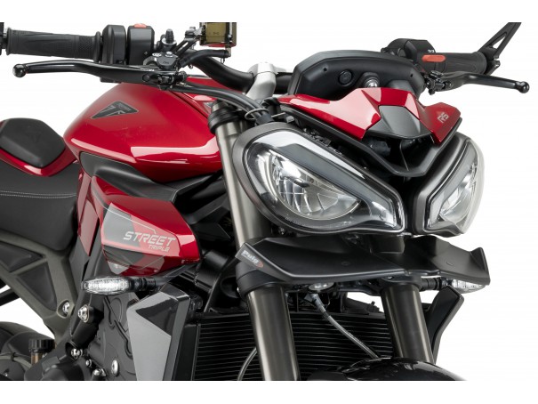 Przednie spoilery dociskowe PUIG do Triumph Speed Triple 765 R / RS / 1200 RS | PUIG.pl