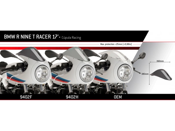 Szyba sportowa PUIG do BMW R Nine T Racer 17-20 | PUIG.pl