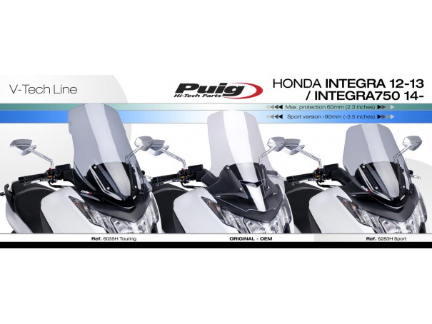 Szyba PUIG V-Tech do Honda Integra 14-20 (Sport) | PUIG.pl