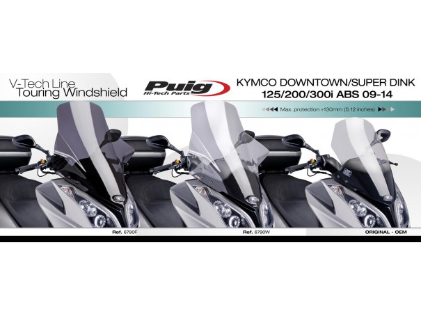 Szyba PUIG V-Tech do Kymco Downtown / Superdink (Touring) | PUIG.pl