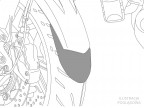 Przedłużenie błotnika do Suzuki GSX-R1000 17-21 (przednie)